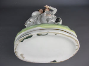 Large Staffordshire Group Antique Victorian c1880