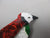 Lea Stein Red & White Penguin Brooch Pin Vintage c1960