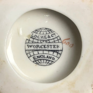 Locke & Co Worcester Porcelain Jug Antique c1902