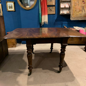 Mahogany Pembroke Drop Flap Table Antique Victorian c1880