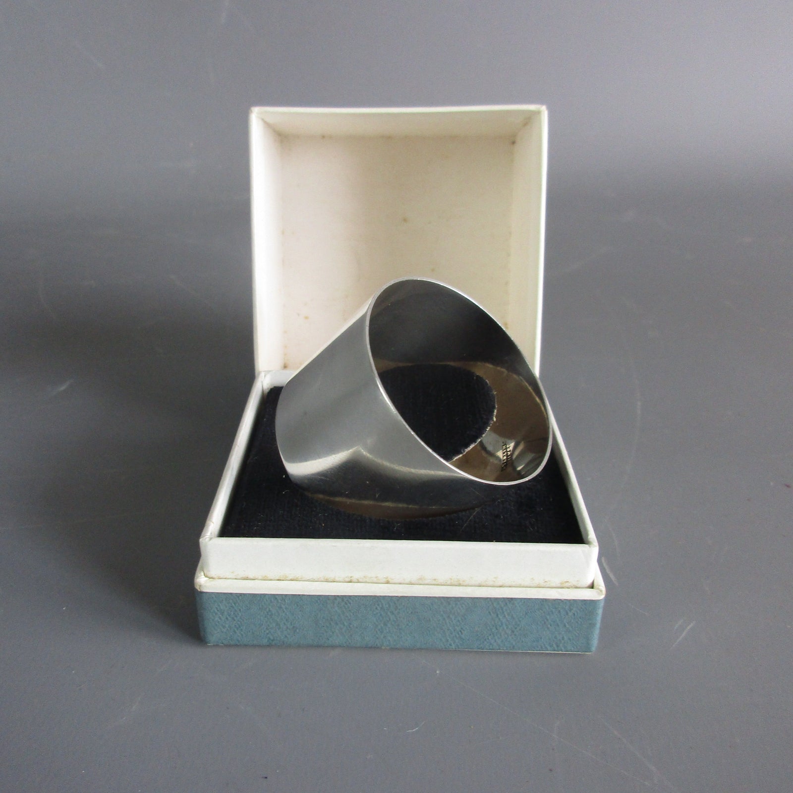 Mappin And Webb Plain Sterling Silver Napkin Ring Vintage