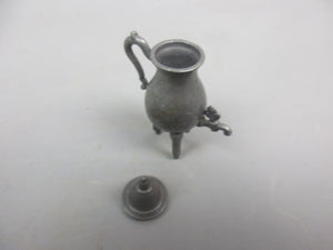 Miniature English Pewter Samovar Antique Victorian c1900