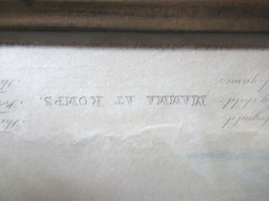 Pair Of Coloured Engravings Antique Georgian c1820