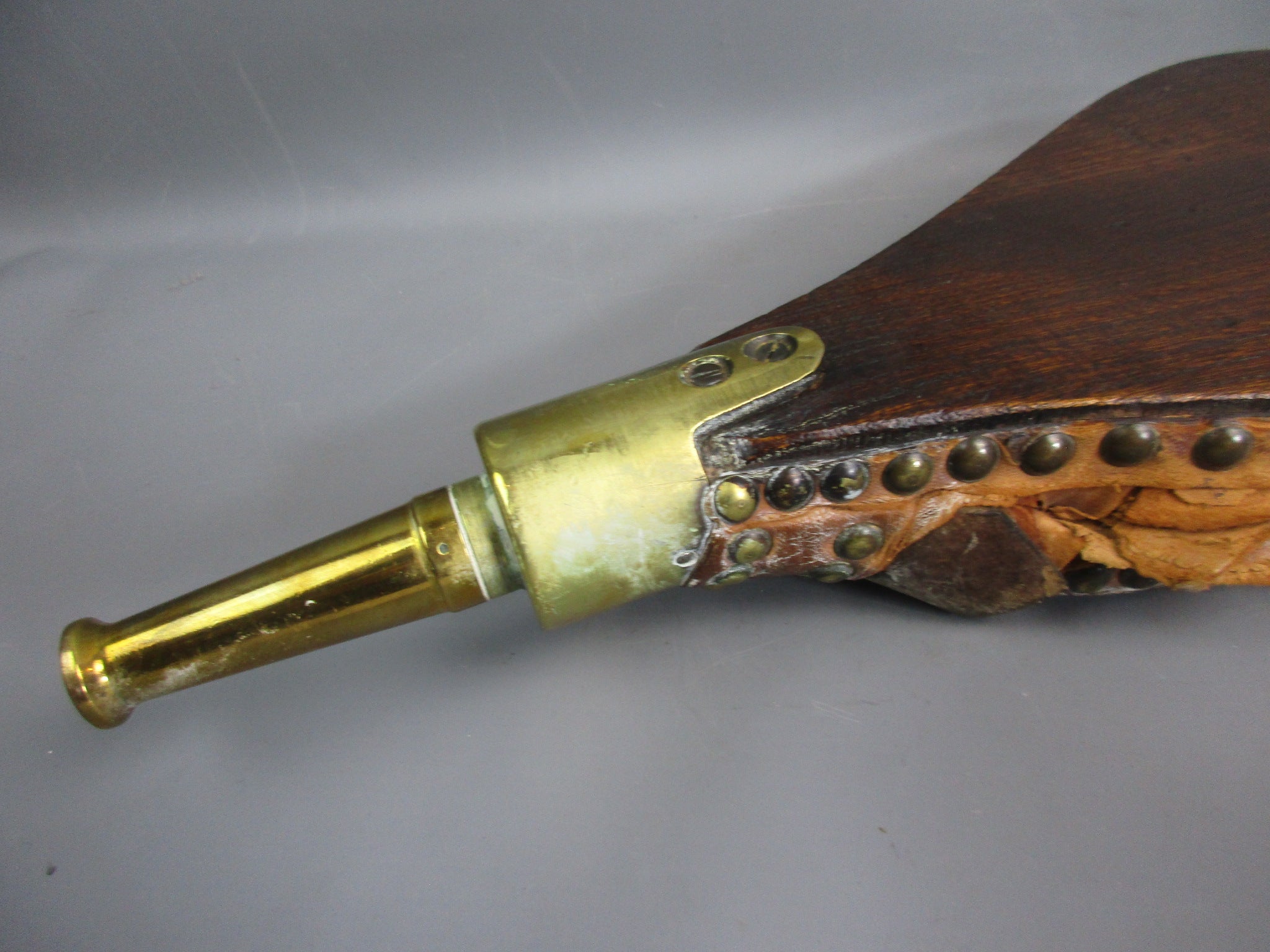 Pair Of Oak Bellows For Restoration Antique Victorian c1880