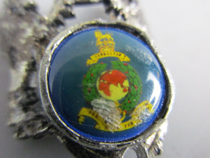 Royal Marines Crest Beret Badge Vintage Mid Century c1950
