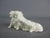 Royal Worcester White Pekingese Ornamental Figurine Vintage