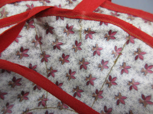 Small French Chintz Tidy Bag Vintage c1950