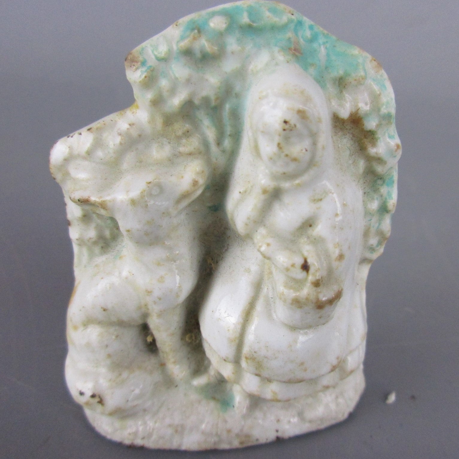 Staffordshire Little Red Riding Hood Figurine Antique 19th Century