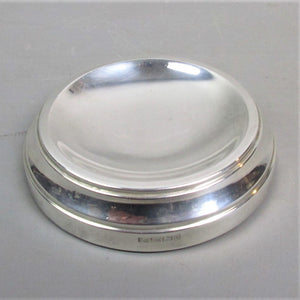 Sterling Silver Pin Dish With Minimal Design Vintage 1981 Birmingham