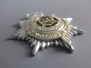 White Metal Royal Corps Of Transport Beret Badge Vintage c1970