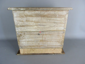 Wooden Hand Made Table Top Chest Of Drawers Antique Circa 19th Century