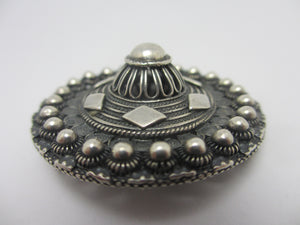 Dutch Silver Zeeuwze Knot Brooch Pin Vintage Art Deco c1920