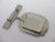 Dangling Locket Pendant Brooch Pin Enamel on White Metal Vintage c1980