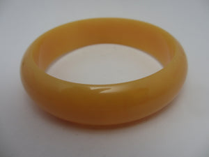 Amber Plastic Bangle Bracelet Vintage c1960