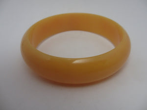 Amber Plastic Bangle Bracelet Vintage c1960