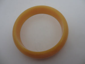 Amber Plastic Bangle Bracelet Vintage c1960