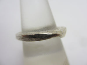 Sterling Silver Band Ring Vintage c1980